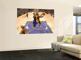 Washington Wizards v Los Angeles Lakers: Kobe Bryant and Yi Jianlian Wall Mural by Andrew Bernstein