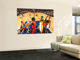 Toronto Raptors v Indiana Pacers: Danny Granger and Ed Davis Wall Mural by Ron Hoskins