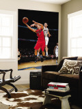 Toronto Raptors v Washington Wizards: Jose Calderon and Kirk Hinrich Wall Mural by Ned Dishman