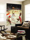 Cleveland Cavaliers v Houston Rockets: Shane Battier and Leon Powe Vægplakat af Bill Baptist Cleveland Cavaliers v Houston Rockets: Shane Battier and Leon Powe Vægplakat af Bill Baptist