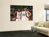 Indiana Pacers v Utah Jazz: Andrei Kirilenko, Raja Bell and Paul Millsap Wall Mural by Melissa Majchrzak