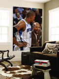 Dallas Mavericks v New Orleans Hornets: David West and Monty Williams Wall Mural by Chris Graythen