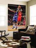 2011 NBA All Star Game, Los Angeles, CA - February 20: Kobe Bryant and Amar'e Stoudemire Wall Mural by Andrew Bernstein