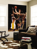 Utah Jazz v Los Angeles Clippers: Tyler Hansbrough and Lamar Odom Wall Mural by Noah Graham