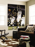 Denver Nuggets v Charlotte Bobcats: Chauncey Billups and Kwame Brown Wall Mural by Streeter Unknown