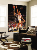Indiana Pacers v Miami Heat: Brandon Rush and Jamaal Magloire Wall Mural by Victor Baldizon