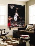 Chicago Bulls v Atlanta Hawks - Game Four,  ATLANTA - MAY 8: Jeff Teague and Joakim Noah Wall Mural by Scott Cunningham