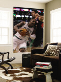 Atlanta Hawks v Boston Celtics: Glen Davis Zaza Pachulia Reproduction murale géante par Elsa Unknown