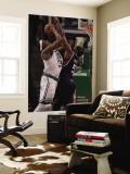 Atlanta Hawks v Boston Celtics: Paul Pierce and Josh Smith Wall Mural by Elsa Unknown