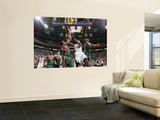 Milwaukee Bucks v Utah Jazz: C.J. Miles, Chris Douglas-Matthews and Luc Mbah a Moute Wall Mural by Melissa Majchrzak