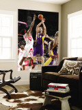 Los Angeles Lakers v Houston Rockets: Shane Battier and Patti Smith Mural por Bill Baptist
