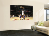 Los Angeles Lakers v Toronto Raptors: Julian Wright, Steve Blake and Matt Barnes Wall Mural by Ron Turenne