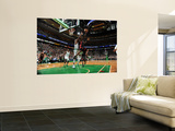 Miami Heat v Boston Celtics - Game Four, Boston, MA - MAY 9: LeBron James and Jermaine O'Neal Wall Mural by Brian Babineau