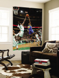 Golden State Warriors v Boston Celtics, Boston, MA - March 4: Dorell Wright and Jeff Green Wall Mural by Brian Babineau