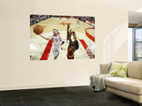 Cleveland Cavaliers v Houston Rockets: Jawad Williams and Brad Miller Wall Mural by Bill Baptist