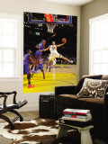 New York Knicks v Golden State Warriors: Stephen Curry and Amare Stoudamire Wall Mural by Rocky Widner