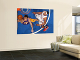 Los Angeles Lakers v Los Angeles Clippers: Luke Walton and Ryan Gomes Reproduction murale géante par Noah Graham