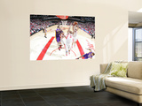 Los Angeles Lakers v Houston Rockets: Chuck Hayes and Luis Scola Wall Mural by Bill Baptist
