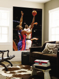 Detroit Pistons v Miami Heat: Chris Bosh and Greg Monroe Wall Mural by Issac Baldizon