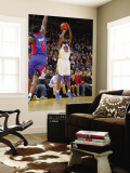 Detroit Pistons v Golden State Warriors: Ben Wallace and Dorell Wright Wall Mural by Rocky Widner