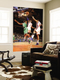 Boston Celtics v New York Knicks: Amar'e Stoudemire and Ray Allen Wall Mural by Lou Capozzola