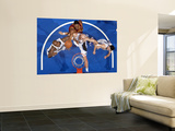 Cleveland Cavaliers v Orlando Magic: Leon Powe, Marcin Gortat and Quentin Richardson Reproduction murale géante par Fernando Medina