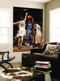 T-Mobile Rookie Challenge and Youth Jam, Los Angeles, CA - February 18: John Wall and Stephen Curry Wall Mural by Noah Graham