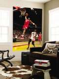 Philadelphia 76ers v Miami Heat: Andre Iguodala and Dwyane Wade Reproduction murale géante par Issac Baldizon