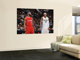 Los Angeles Clippers v Denver Nuggets: Baron Davis and Carmelo Anthony Wall Mural by Garrett Ellwood
