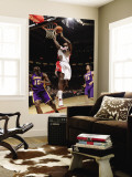 Los Angeles Lakers v Toronto Raptors: Amir Johnson, Ron Artes and Pau Gasol Wall Mural by Ron Turenne