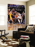 Los Angeles Lakers v Dallas Mavericks - Game Four, Dallas, TX - MAY 8: Jason Terry and Ron Artest Wall Mural by Andrew Bernstein