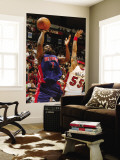 Detroit Pistons v Miami Heat: Ben Gordon and Eddie House Wall Mural by Issac Baldizon