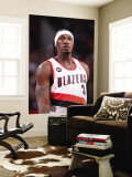 Charlotte Bobcats v Portland Trail Blazers, Portland, OR - March 5: Gerald Wallace Wall Mural by Sam Forencich