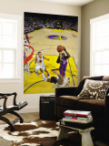 New York Knicks v Golden State Warriors: Amare Stoudamire and Jeff Adrian Wall Mural by Rocky Widner