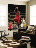 Los Angeles Clippers v Indiana Pacers: Al-Faroug Aminu and T. J. Ford Wall Mural by Ron Hoskins