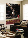 Houston Rockets v Cleveland Cavaliers, Cleveland, Oh - February 23: Christian Eyenga and Kevin Mart Wall Mural by David Liam Kyle