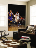 Golden State Warriors v Washington Wizards, Washington, DC - March 2: John Wall and Acie Law Wall Mural by Ned Dishman