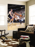 Oklahoma City Thunder v Utah Jazz: Thabo Sefolosha and Gordon Hayward Wall Mural by Melissa Majchrzak