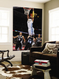 San Antonio Spurs v Denver Nuggets: J.R. Smith, Ime Udoka, Gary Neal and Richard Jefferson Reproduction murale géante par Garrett Ellwood