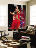 2011 NBA All Star Game, Los Angeles, CA - February 20: Pau Gasol and Kobe Bryant Wall Mural by Kevork Djansezian