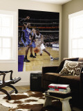 Orlando Magic v Dallas Mavericks, Dallas, TX - January 8: Dominique Jones and Dwight Howard Wall Mural by Glenn James