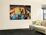 Los Angeles Lakers v New Orleans Hornets - Game Three, New Orleans, LA - APRIL 22: Kobe Bryant and  Wall Mural by Chris Graythen