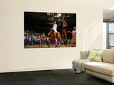 Cleveland Cavaliers  v New York Knicks, New York - March 4: Carmelo Anthony and Samardo Samuels Wall Mural by Lou Capozzola