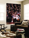 Atlanta Hawks v Portland Trail Blazers, Portland, OR - February 27: Josh Smith and Gerald Wallace Wall Mural by Sam Forencich