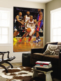 T-Mobile Rookie Challenge and Youth Jam, Los Angeles, CA - February 18: Greg Monroe and Brandon Jen Wall Mural by Garrett Ellwood