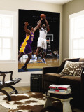 Los Angeles Lakers v Washington Wizards: Gilbert Arenas and Ron Artest Reproduction murale géante par Ned Unknown