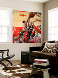 Indiana Pacers v Chicago Bulls - Game Two, Chicago, IL- April 18: Tyler Hansbrough and Joakim Noah Wall Mural by Unknown Unknown