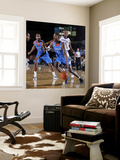 Tulsa 66ers v Texas Legends: Jerome Dyson, Antonio Daniels and Marcus Lewis Wall Mural by Layne Murdoch