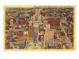 Aerial View of Downtown Buffalo, New York Kunstdrucke