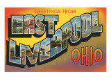 Greetings from East Liverpool, Ohio Giclee Print